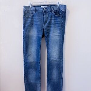 Express Men's Blue Jeans Rocco Slim Fit Straight Leg
